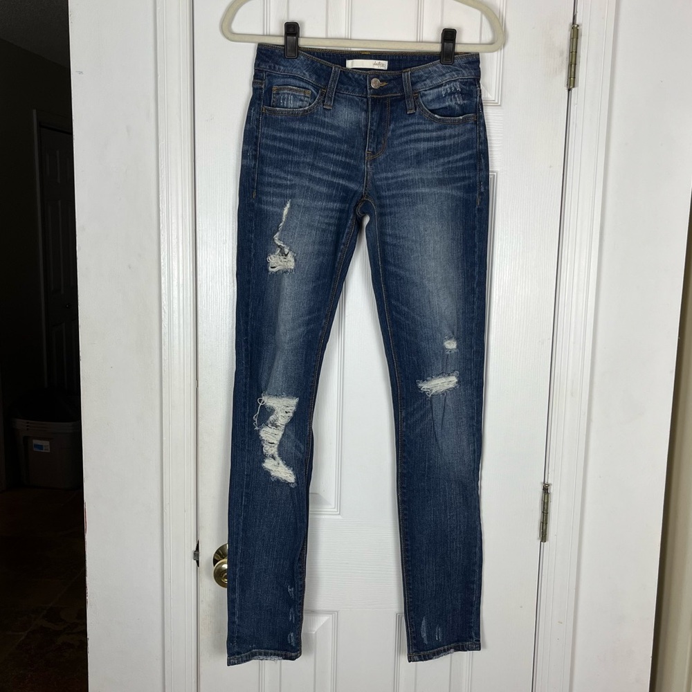 Daytrip Distressed Ripped Denim Lynx Skinny Jeans